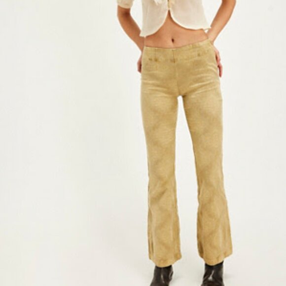 Free People Pants - Free People Sweet Saloon Flare Pants NWT *
